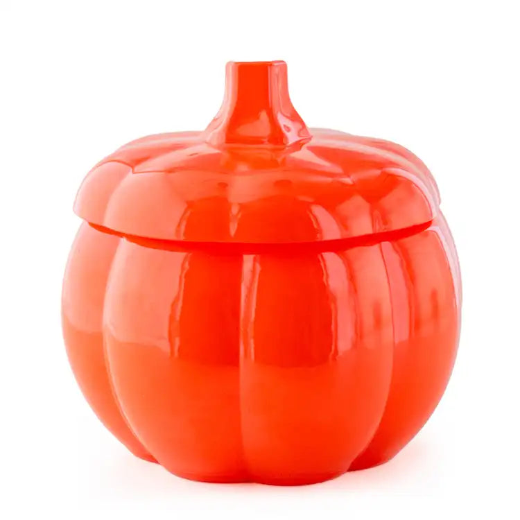 Sueded Pumpkin Candle