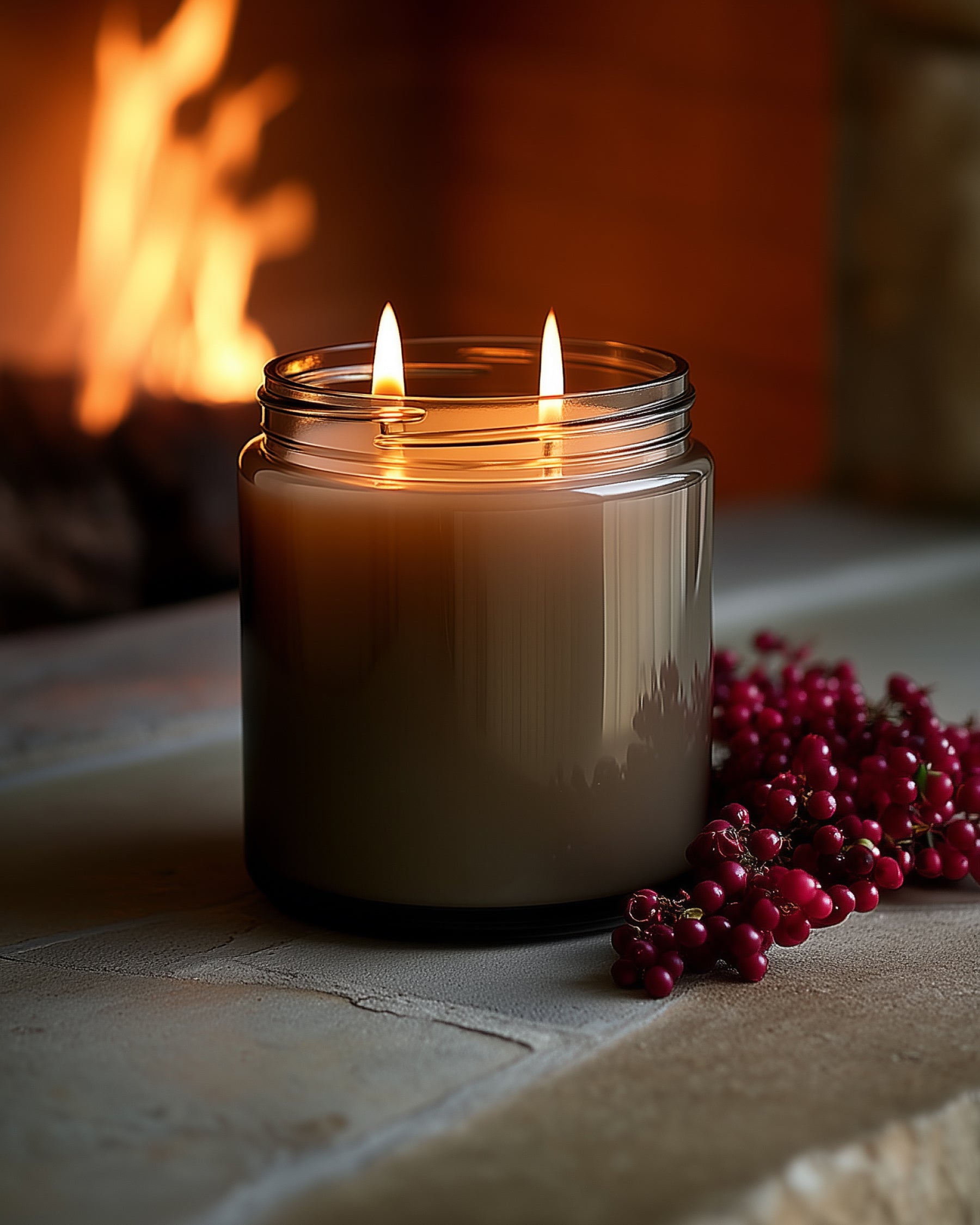 Crimson Ember Candle