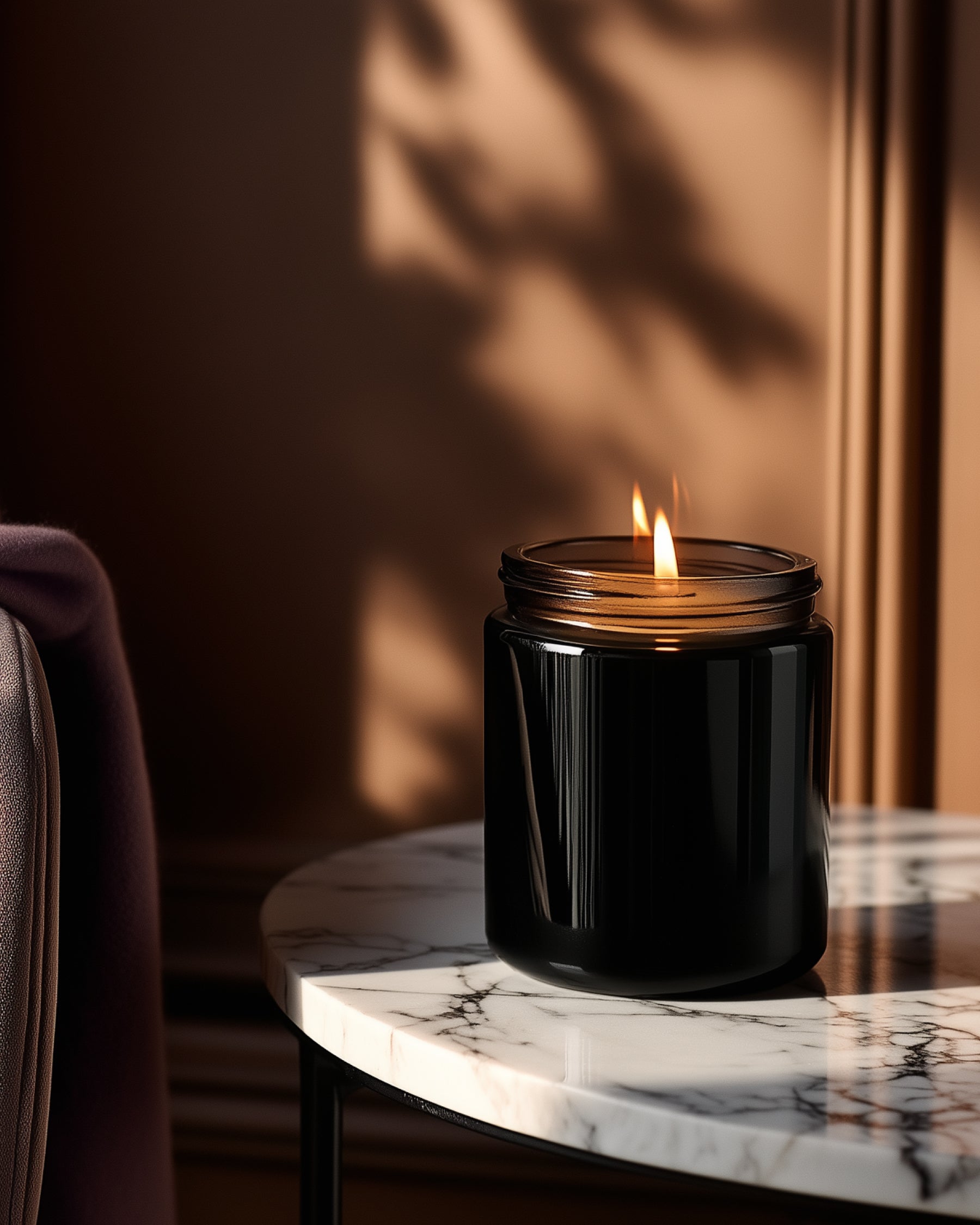 Violet Smoke Candle